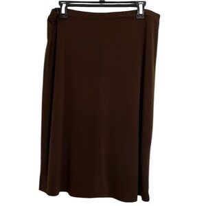 Merona Women’s Ladies Brown Skirt Polyester Spandex Medium
